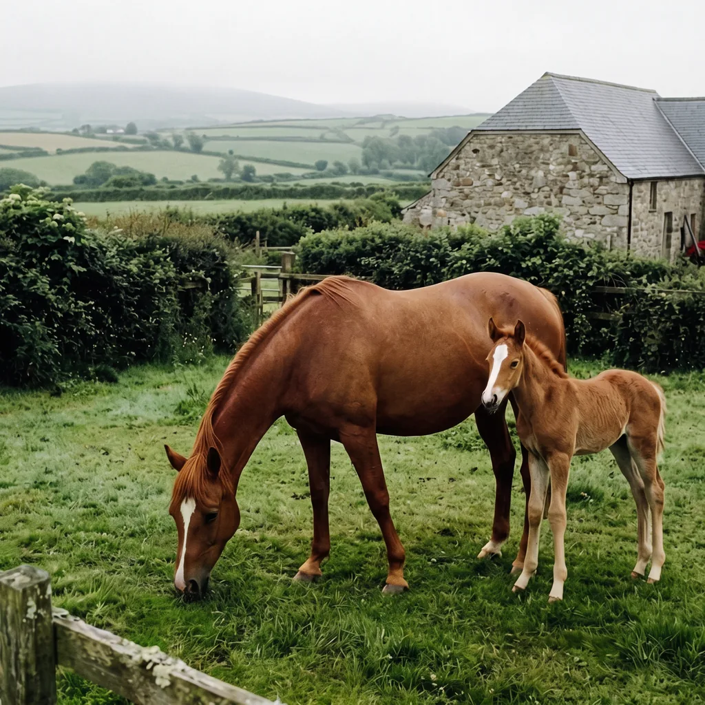 Élevage de chevaux au Élevage de la Jourdanie, Isle
